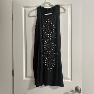 Karen Kane Black Sleeveless Midi Dress